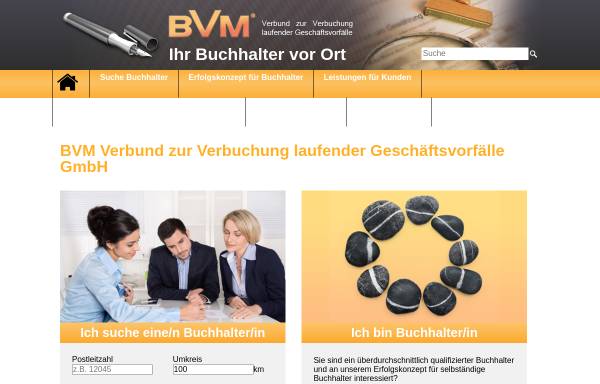 Vorschau von www.bvm-verbund.de, BVM Verbund zur Verbuchung laufender Geschäftsvorfälle GmbH