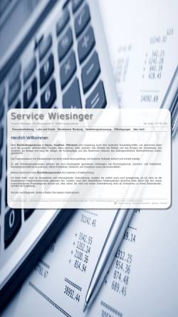 Vorschau der mobilen Webseite www.servicewiesinger.de, Thomas Wiesinger