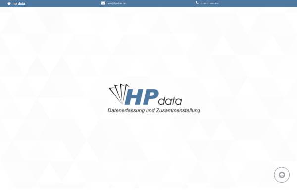 Vorschau von www.hp-data.de, HP Data, Inh. Heike Peters