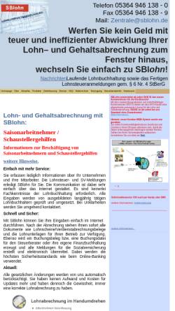 Vorschau der mobilen Webseite www.sblohn.de, Karl-Heinz Heuer