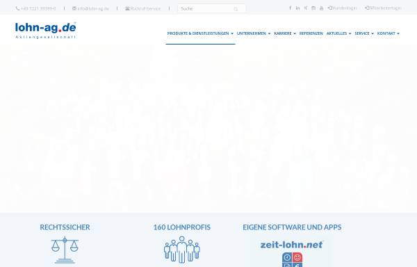 Vorschau von www.lohn-ag.de, Lohn-ag.de AG