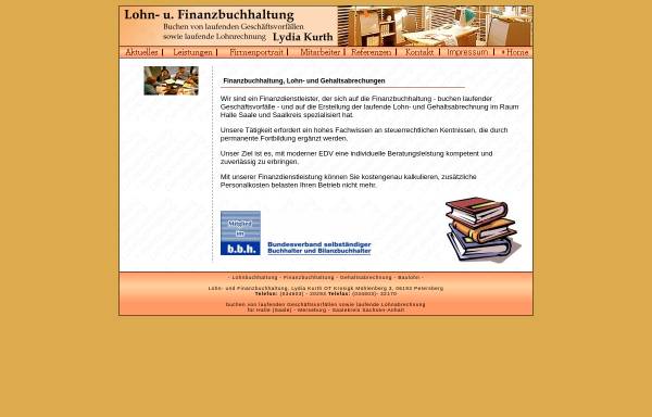 Vorschau von www.lohnbuchhaltung-kurth.de, Lydia Kurth