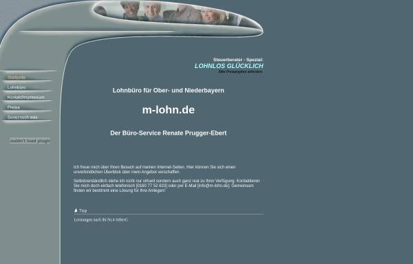 Vorschau von www.m-lohn.de, M-Lohn - Renate Prugger-Ebert