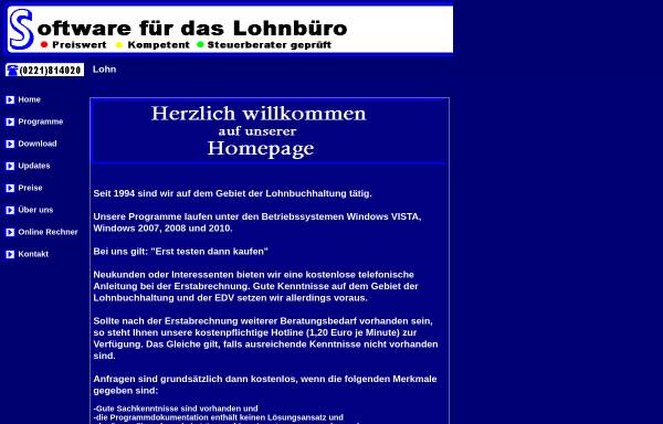 Vorschau von lohn-programm.de, Software für das Lohnbüro