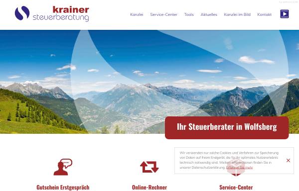 Vorschau von www.beratung-krainer.at, Krainer Unternehmensberatung