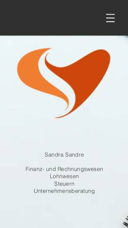 Vorschau der mobilen Webseite www.s-treuhand.ch, S-Treuhand, Inh. Sandra Sandre