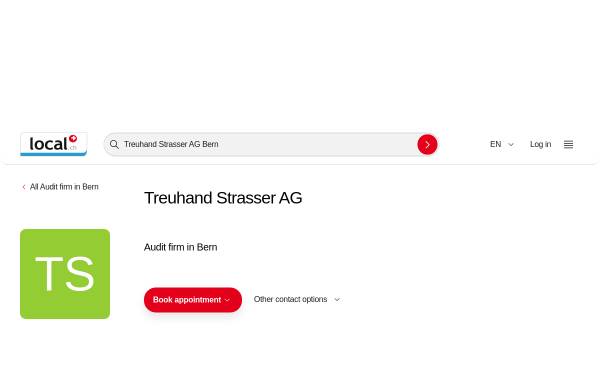 Vorschau von yellow.local.ch, Treuhand Strasser AG