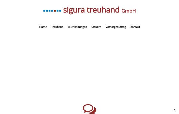 Vorschau von www.sigura.ch, Sigura Treuhand GmbH