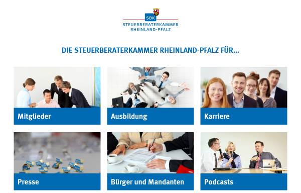 Vorschau von www.sbk-rlp.de, Steuerberaterkammer Rheinland-Pfalz K.d.ö.R