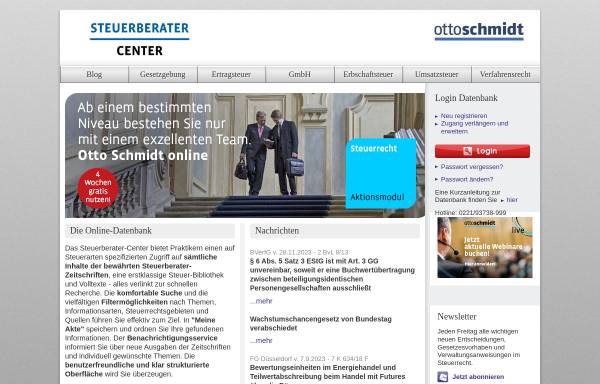 Vorschau von www.steuerberatercenter.de, Steuerberater Center