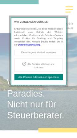Vorschau der mobilen Webseite www.steuerkanzlei-nayda.de, Steuerkanzlei Nayda