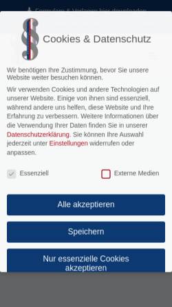 Vorschau der mobilen Webseite www.hoefliger-steuerberater.de, Steuerberater Jochen Höfliger