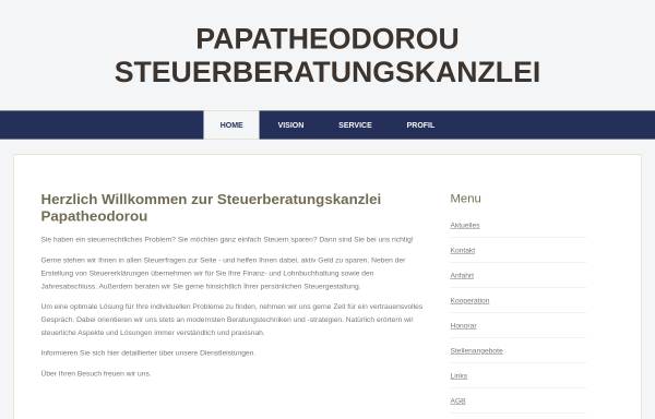 Vorschau von www.steuerberater-mannheim.de, Steuerberater Dimitrios Papatheodorou