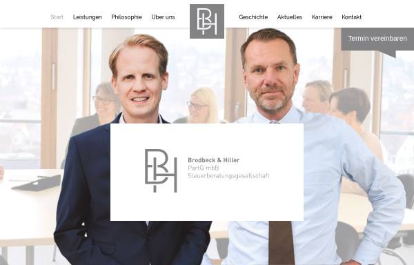 Vorschau von www.brodbeck-dolde.de, Steuerberatungsgesellschaft Brodbeck, Dolde und Partner