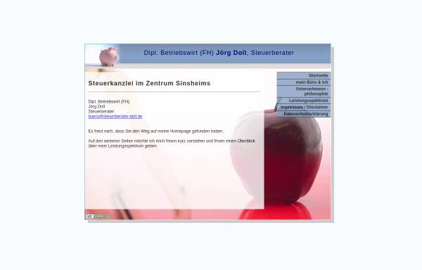 Vorschau von www.steuerberater-doll.de, Steuerberater Doll & Mager