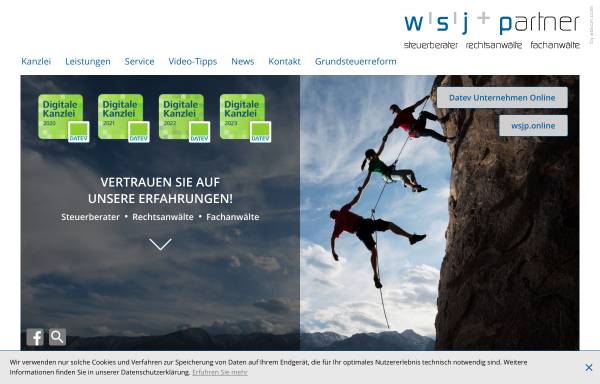 Vorschau von www.wsjp.de, Weippert, Simon, Joos und Partner