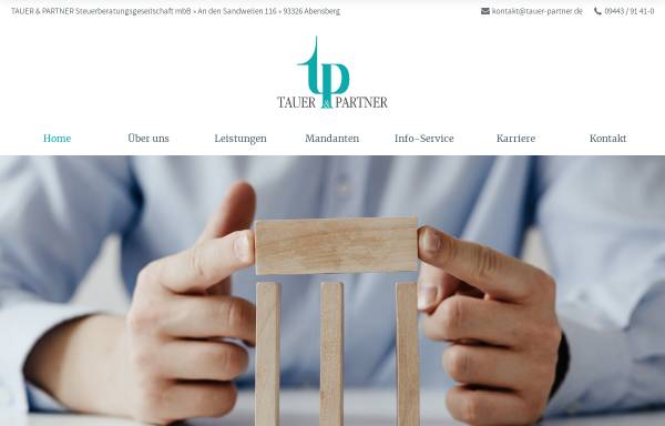 Vorschau von www.tauer-partner.de, Tauer & Partner Sozietät