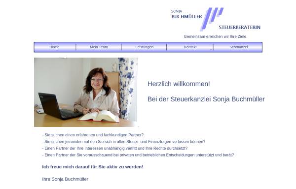 Vorschau von www.stb-buchmueller.de, Steuerkanzlei Sonja Buchmüller