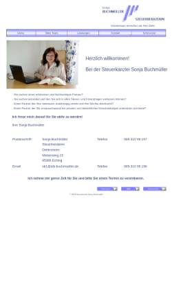 Vorschau der mobilen Webseite www.stb-buchmueller.de, Steuerkanzlei Sonja Buchmüller