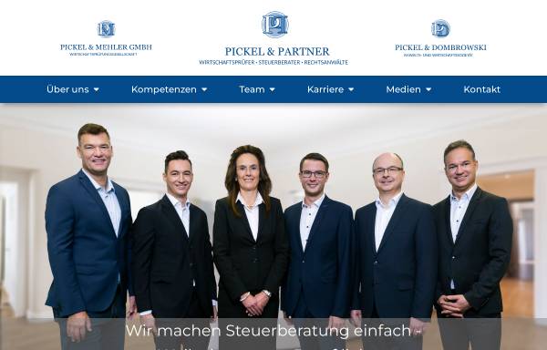Vorschau von www.pickelundpartner.de, Kanzlei Pickel & Partner