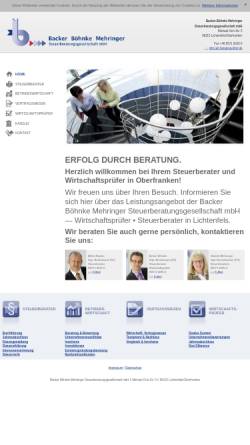 Vorschau der mobilen Webseite www.beratung-bbm.de, Sozietät Backer und Böhnke