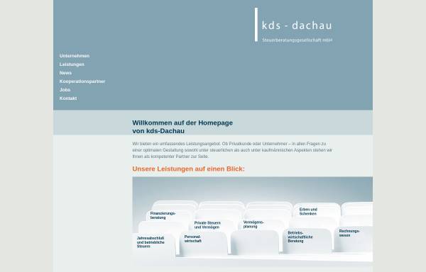 Vorschau von www.kds-dachau.eu, Kds-Dachau Steuerberatungsgesellschaft mbH