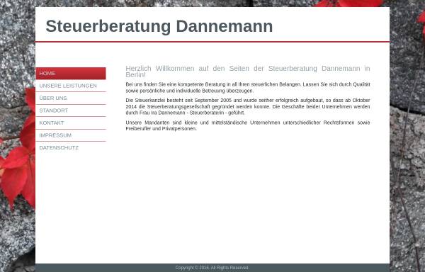 Vorschau von www.stb-dannemann.de, Turowsky Steuerberater