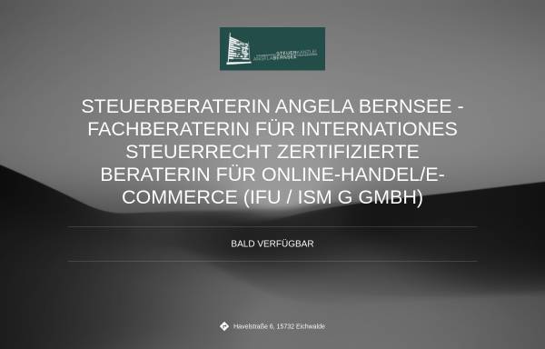Vorschau von www.stb-bernsee.de, Steuerberaterin Angela Bernsee