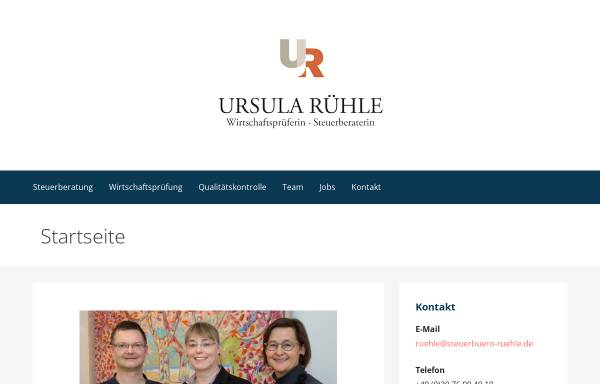 Vorschau von steuerbuero-ruehle.de, Ursula Rühle