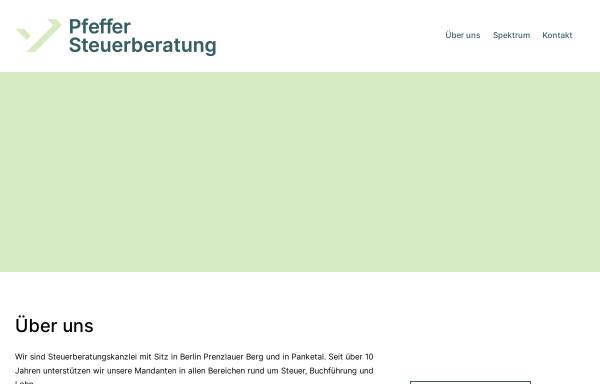 Vorschau von www.pfeffer.berlin, Thomas Pfeffer Steuerberater