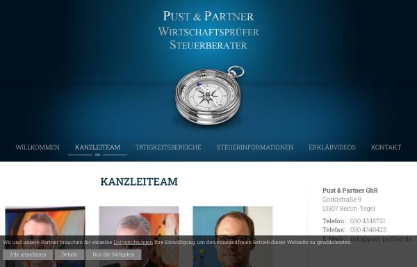 Vorschau von www.pust-partner.de, Pust und Partner GbR