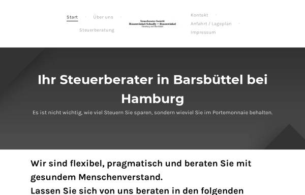 Vorschau von www.steuerberater-barsbuettel.de, Steuerberater-Sozietät Rosenwinkel-Schadly und Rosenwinkel