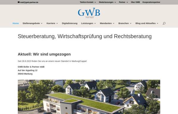 Vorschau von www.gwb-partner.de, Grebing & Partner GbR