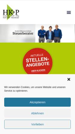 Vorschau der mobilen Webseite steuerberater-fritzlar.de, Paulduro-Hentschke-Knierim, Steuerberatersozietät