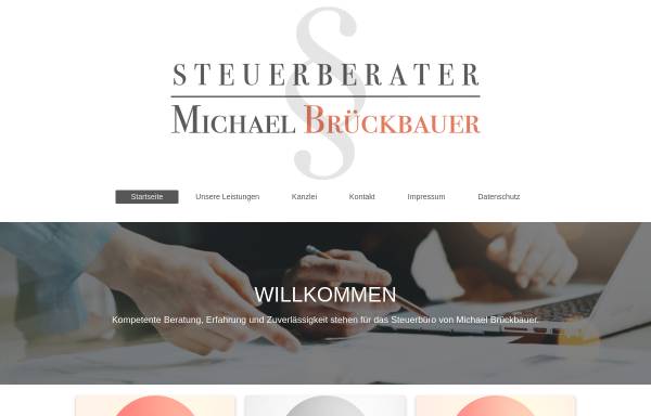 Vorschau von www.steuerberater-brueckbauer.de, Steuerbuero Michael Brückbauer