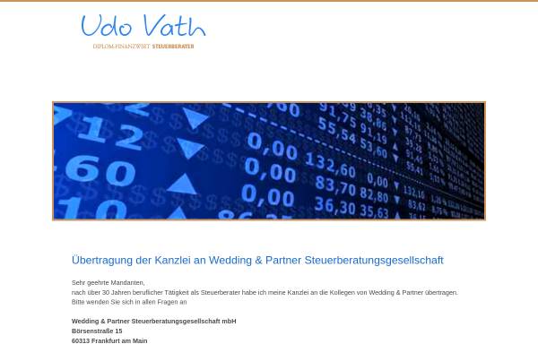 Vorschau von www.steuerberatung-vath.de, Udo Vath Steuerberater