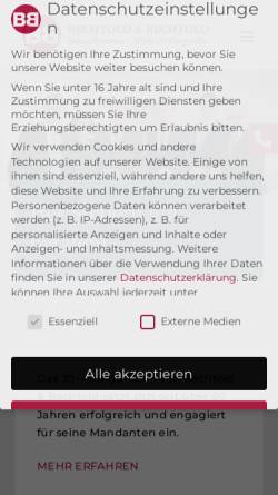 Vorschau der mobilen Webseite www.bechtold-bechtold.de, Bechtold und Bechtold Partnerschaft-Steuerberatungsgesellschaft