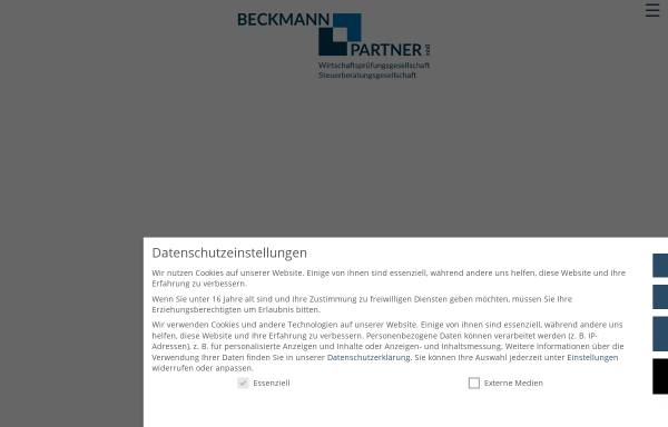 Vorschau von www.beckmann-goettingen.de, Beckmann Partner