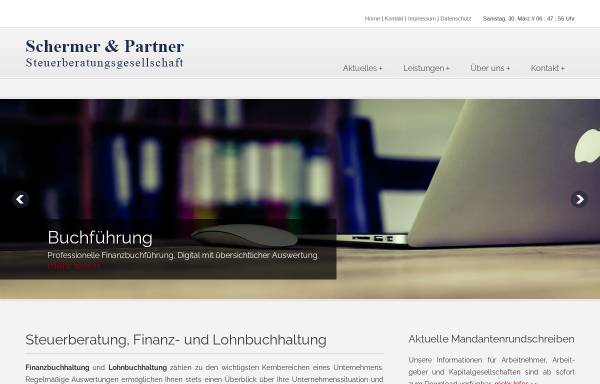 Vorschau von www.stb-schermer.de, Steuerberatungsgesellschaft Schermer & Partner