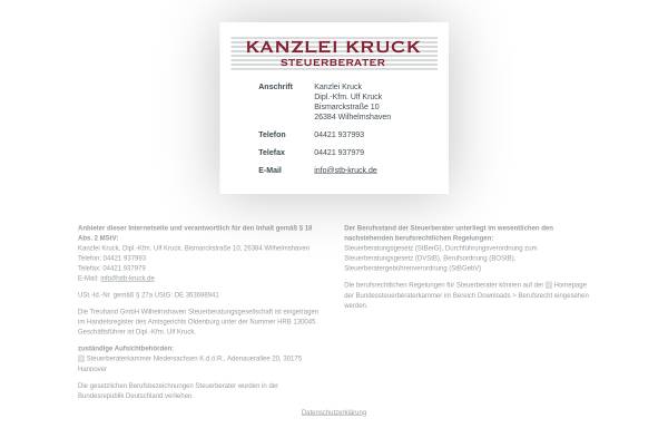 Vorschau von www.stb-kruck.de, Kruck - Steuerberater - Rechtsanwalt
