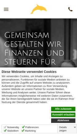 Vorschau der mobilen Webseite www.steuerbuero-schmitz.de, Andreas Schmitz - Steuerberater