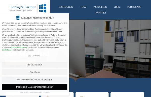 Vorschau von www.hortig-partner.de, Steuerberater Hortig und Partner GbR