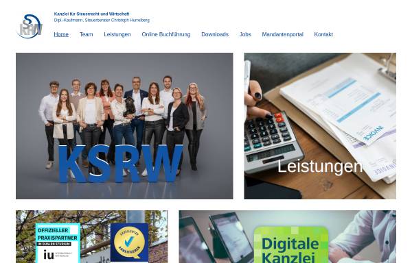 Vorschau von www.ksrw.de, Christoph Hurrelberg - Steuerberater