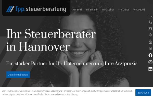 Vorschau von www.fpp-steuerberater.de, Fischer Porada und Partner Steuerberatungsgesellschaft mbB