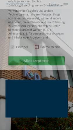 Vorschau der mobilen Webseite www.klb-stb.de, Kettelhodt - Langhein - Bathmann Steuerberater und Dipl. Finanzwirte (FH)