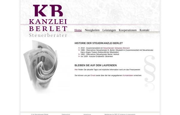 Vorschau von www.steuerberater-berlet.de, Berlet-Steuerberatung