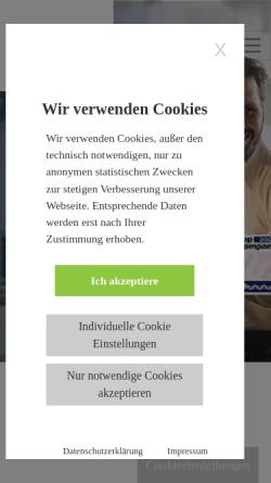 Vorschau der mobilen Webseite www.vrtonline.de, VRT Linzbach, Löcherbach und Partner