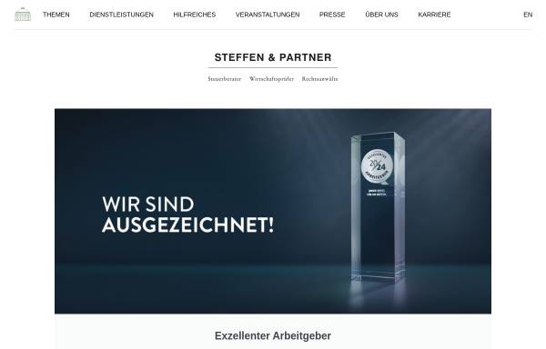 Vorschau von www.steffen-partner.de, Steffen & Partner Steuerberatungsgesellschaft