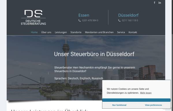 Vorschau von www.ds-deutsche-steuerberatung.de, DS Deutsche Steuerberatungsgesellschaft mbH