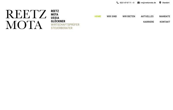 Vorschau von www.reetzmota.de, Sozietät Reetz & Mota